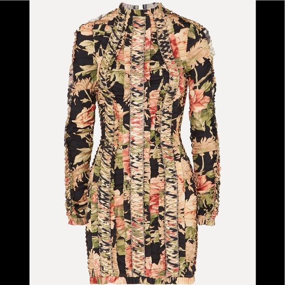 Zimmerman Espionage Lace Up Pencil Dress - Picture 3 of 6